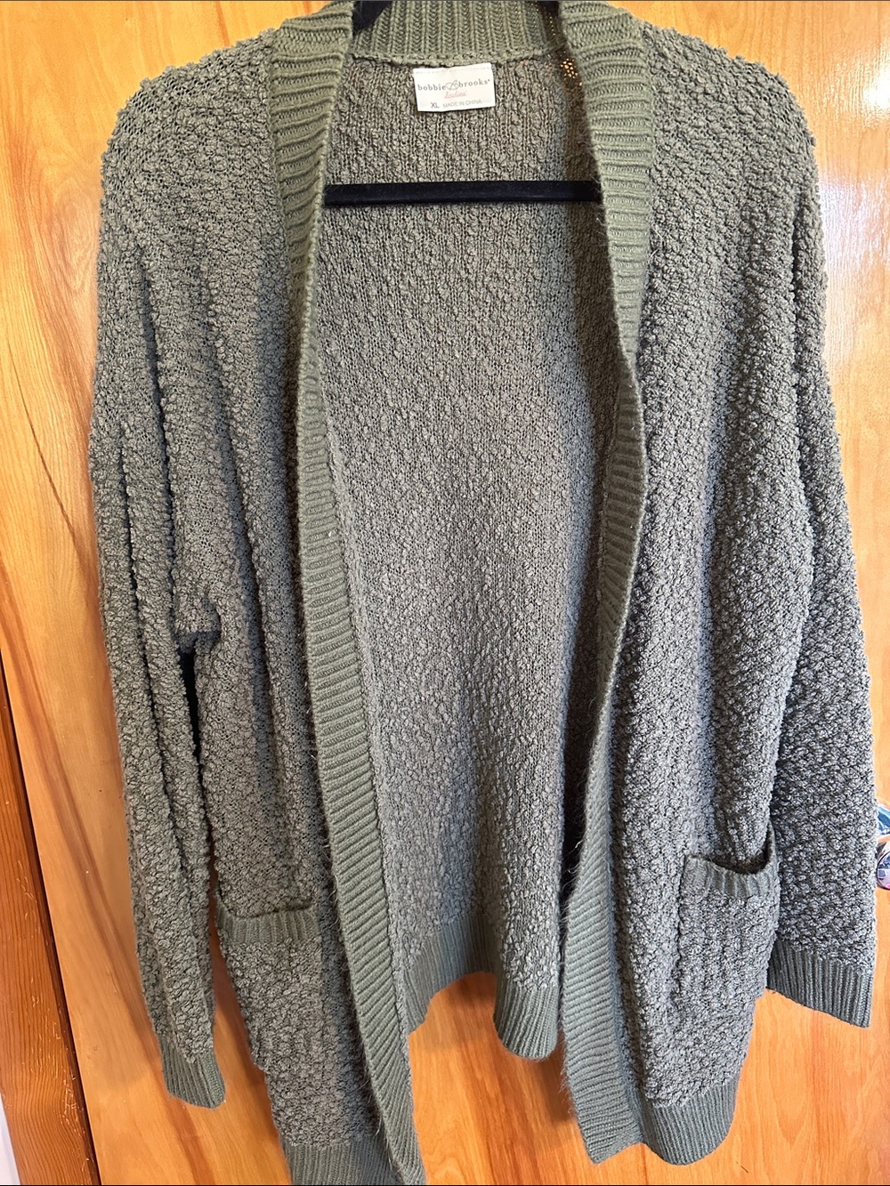Green Bobbie Brooks Cardigan